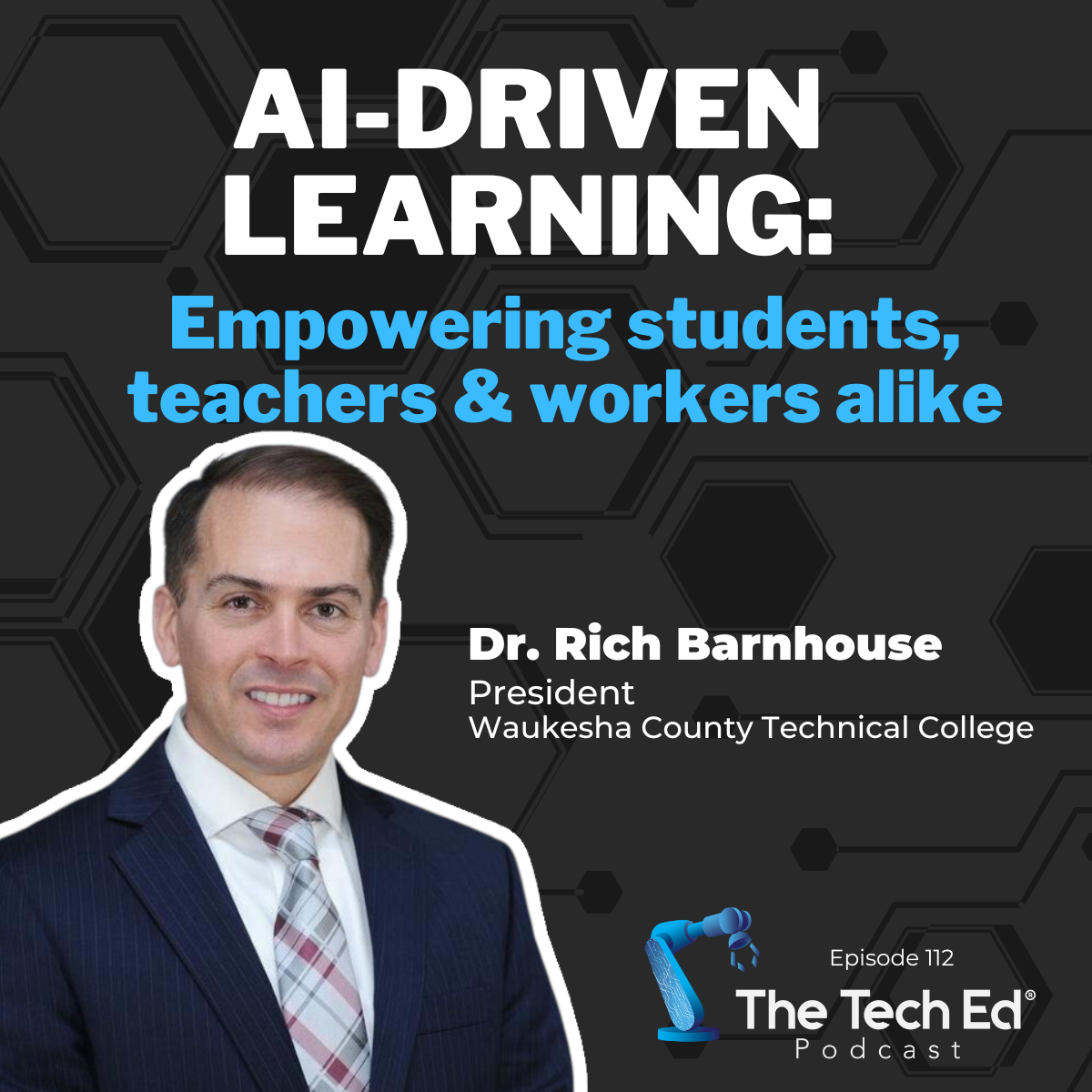 Rich Barnhouse on The TechEd Podcast (1200 × 1200 px)