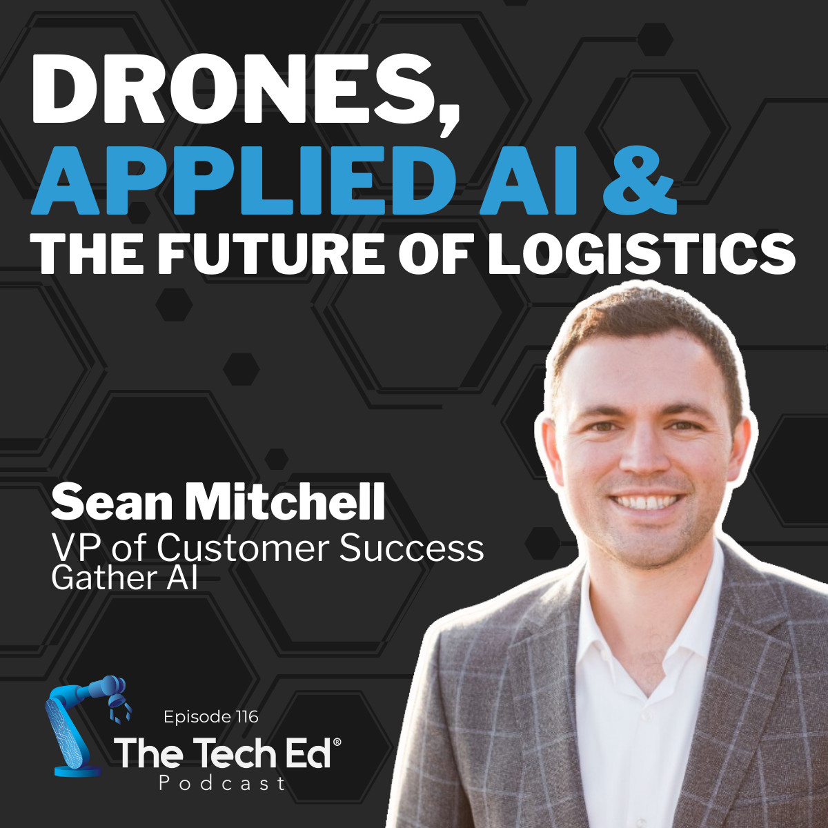 Sean Mitchell on The TechEd Podcast (1200 × 1200 px)