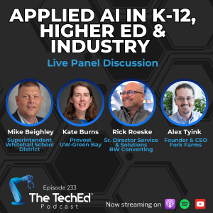AI Panel from TitletownTech on The TechEd Podcast (1200 × 1200 px)