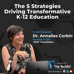 Annalies Corbin on The TechEd Podcast (1200 × 1200 px)