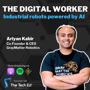 Ariyan Kabir on The TechEd Podcast (1200 × 1200 px)