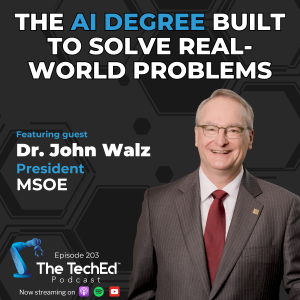 Dr. John Walz on The TechEd Podcast (1200 × 1200 px)