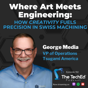 George Media on The TechEd Podcast (1200 × 1200 px)