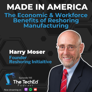 Harry Moser on The TechEd Podcast (1200 × 1200 px)