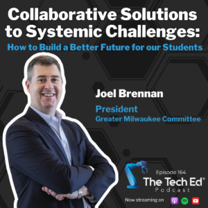 Joel Brennan on The TechEd Podcast (1200 × 1200 px)