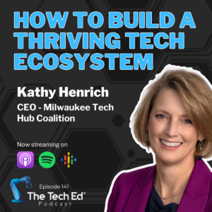 Kathy Henrich on The TechEd Podcast (1200 × 1200 px)