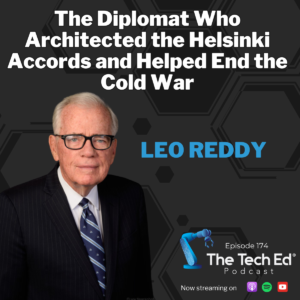 Leo Reddy on The TechEd Podcast (1200 × 1200 px)