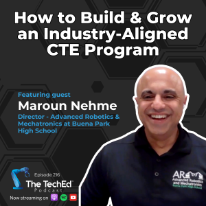 Maroun Nehme on The TechEd Podcast (1200 × 1200 px)