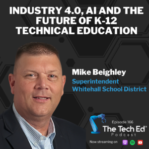 Mike Beighley on The TechEd Podcast (1200 × 1200 px)