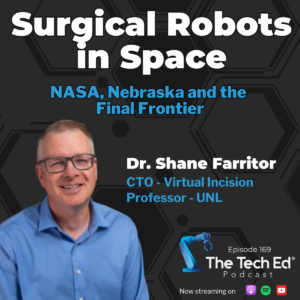 Shane Farritor on The TechEd Podcast (1200 × 1200 px)